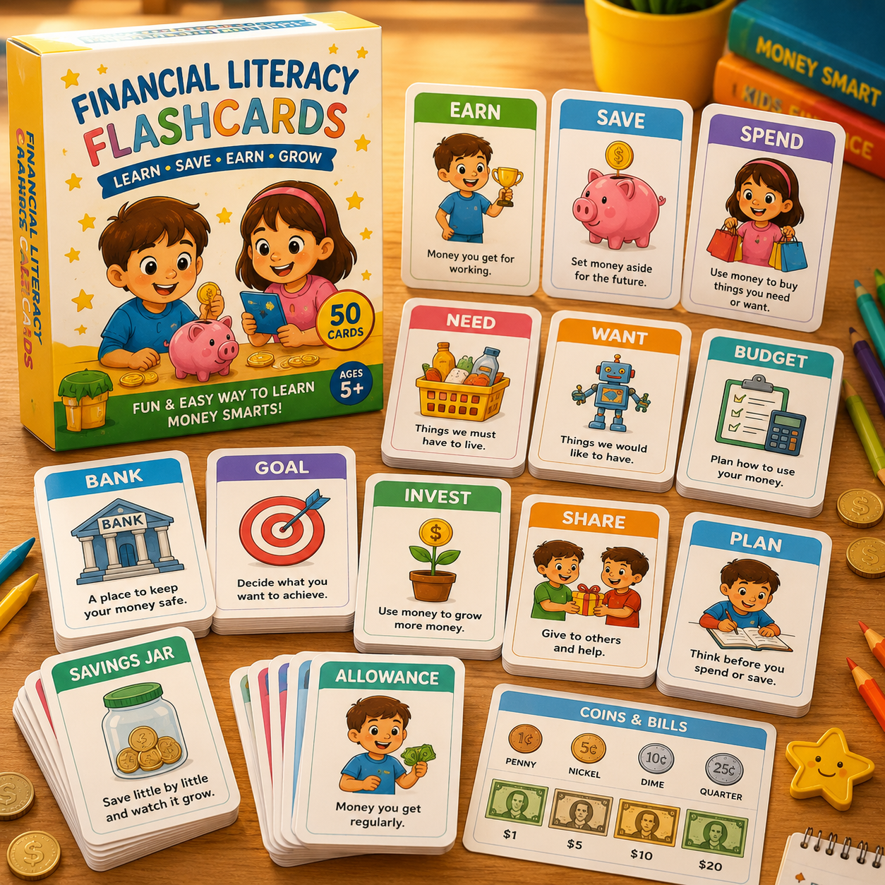 Financial Literacy Flashcards (Free)